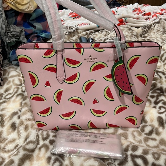 Kate spade watermelon printed bag - Picture 2 of 13